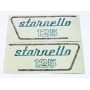 Coppia scritte "Stornello 125" 5 marce 70.506 - 53917800 - 53917900 Decalcomanie scritte coperchi laterali13,30 € 13,30 €