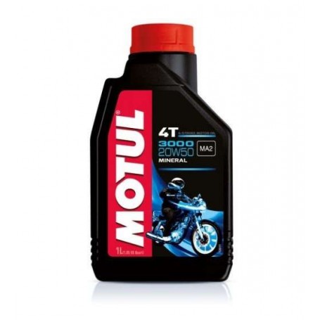 Olio motore MOTUL 3000 4T 20W/50 1LT